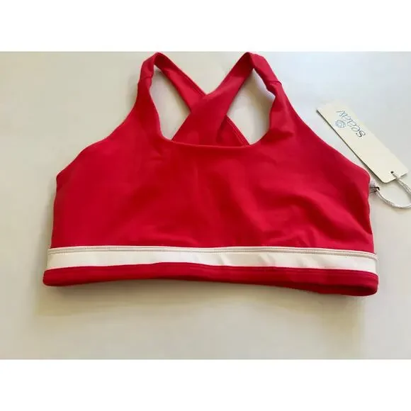 NWT Lot of 2 Seaav Pink Crossback Sports Bras Women Size Small Athletisure